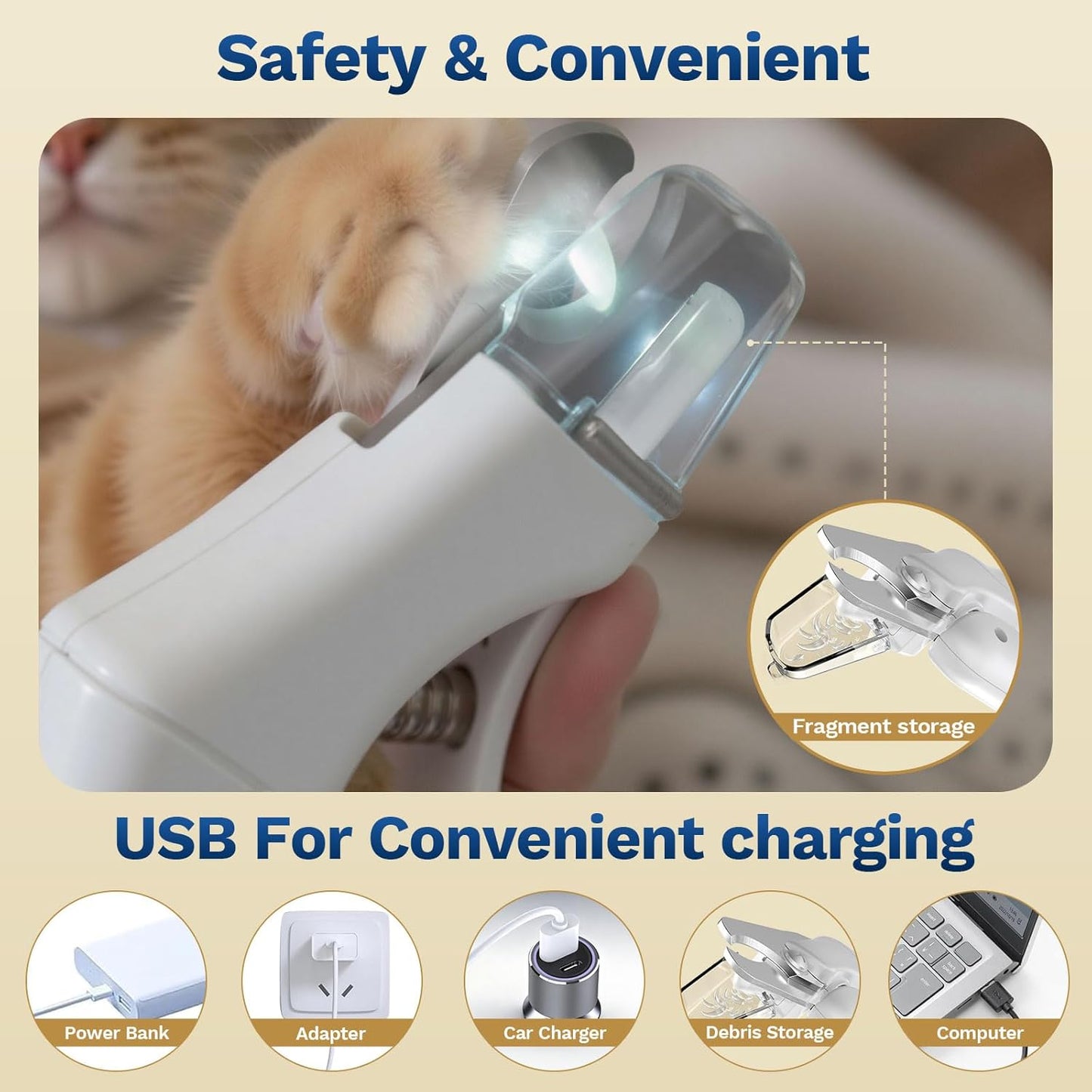 2-IN-1 CAT NAIL CLIPPER & GRINDER