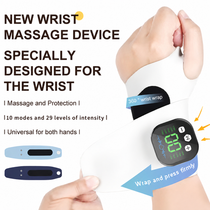 Wireless Vibrating Wrist Massager Brace